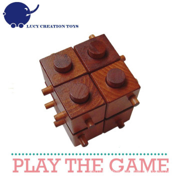 Intelligente 3D Wooden Big Cube Spielzeug